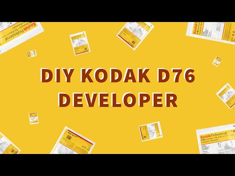 Make your own Kodak D76 Film Developer! | Developing Black and white Film at Home