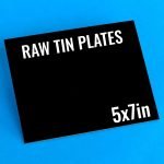 Zebra 5x7 Black Tintype Plates (Pack of 10)