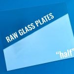 Zebra Raw "Half Plate" Glass Plates (Pack of 10)