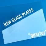 Zebra Raw "Quarter Plate" Glass Plates (Pack of 10)