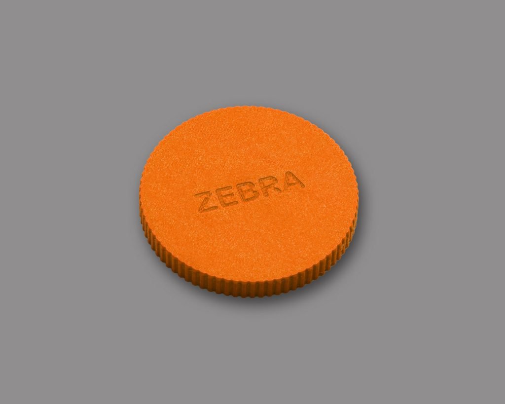 Personalised Zebra Lens Cap | Custom Large Format Lens Caps