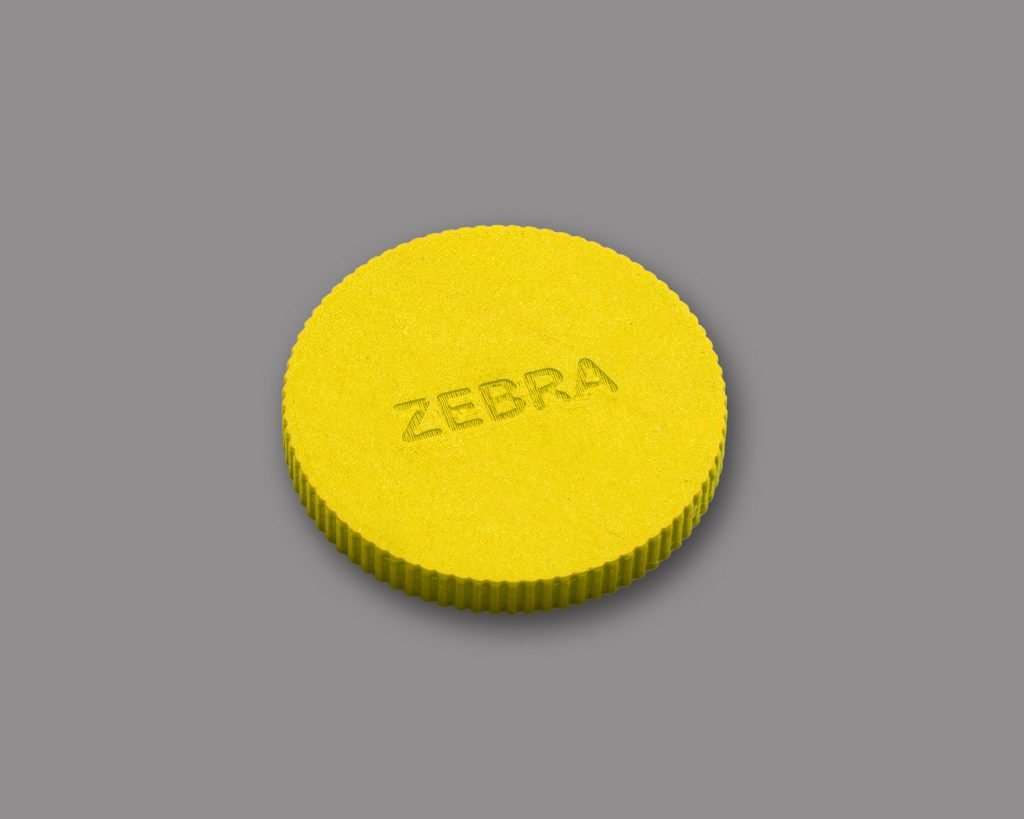 Personalised Zebra Lens Cap | Custom Large Format Lens Caps