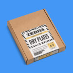 Zebra 5x7 Golden Dry Plate Tintypes