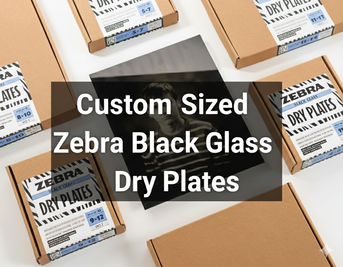 Custom-Sized-Zebra-Black-Glass-Dry-Plates Custom Sized Zebra Black Glass Dry Plates - Image 1