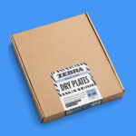 Zebra 8x10 Black Glass Dry Plates