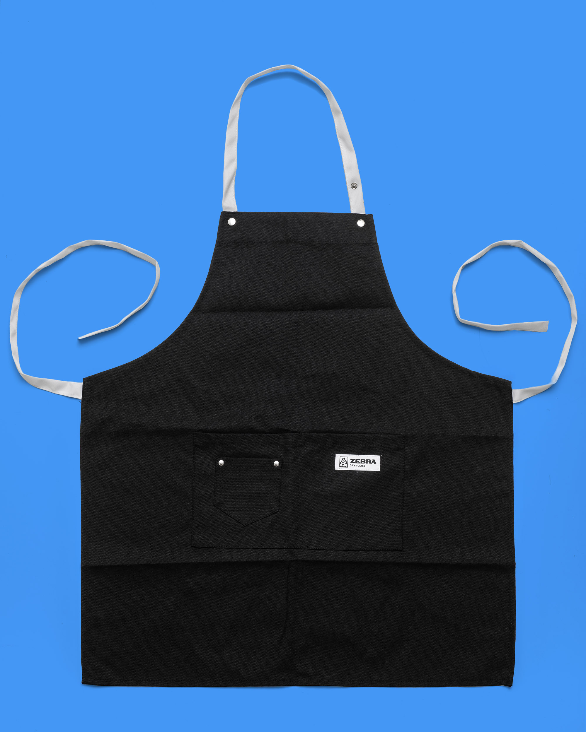 Zebra-Waxed-Canvas-Darkroom-Apron Zebra Waxed Canvas Darkroom Apron - Image 1
